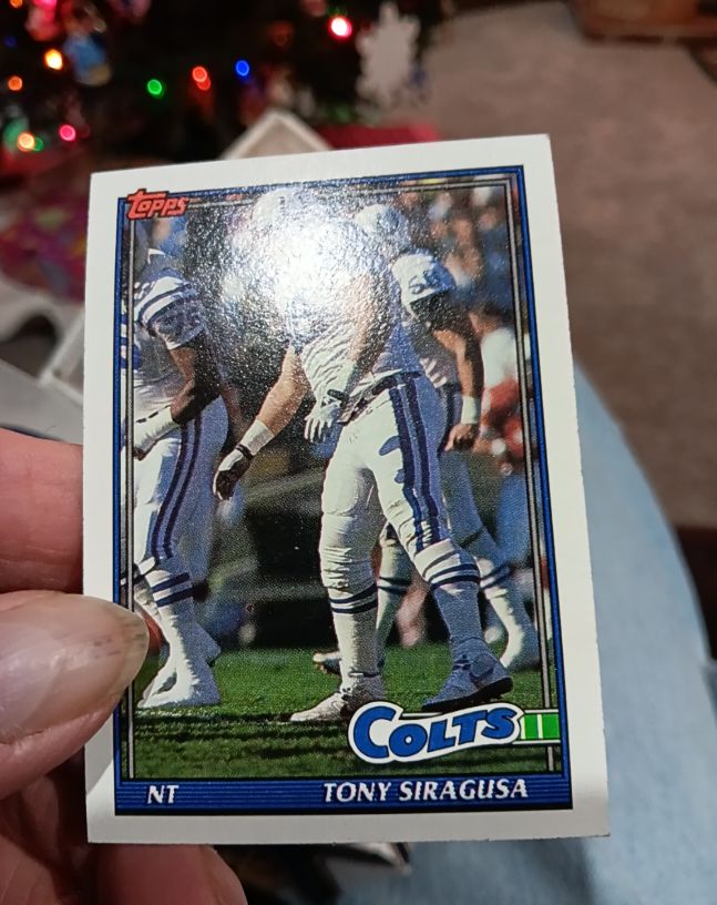 1991 Topps #350 Tony Siragusa — front