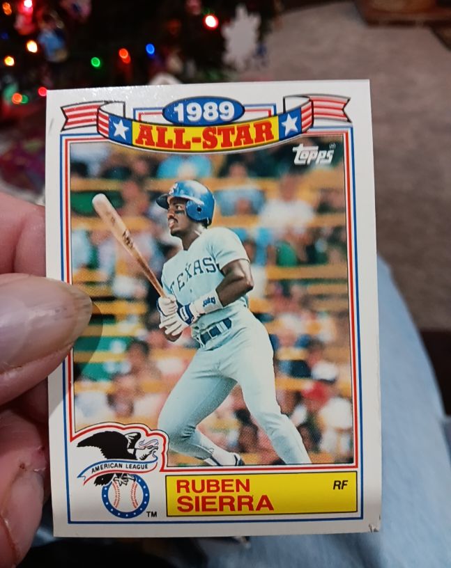 1990 Topps 1989 All Star #19 Ruben Sierra — front