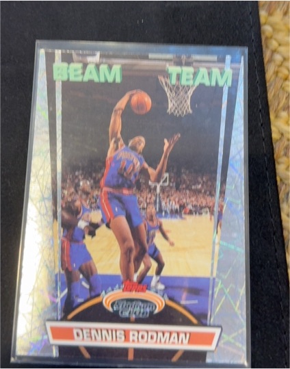 1992-93 Topps Stadium Club Beam Team #19 Dennis Rodman — front