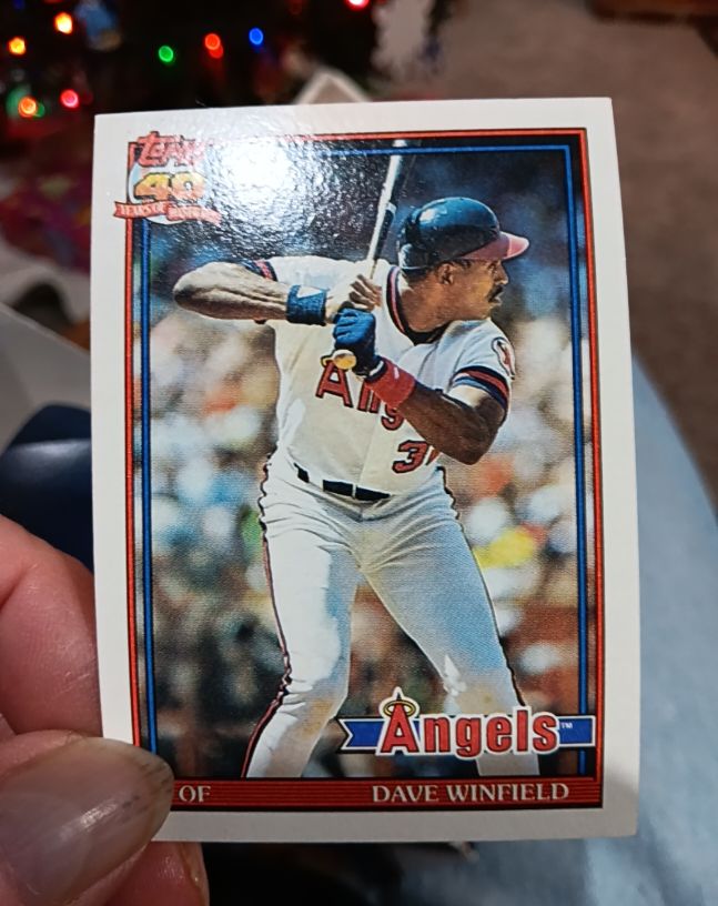 1991 Topps #630 Dave Winfield — front