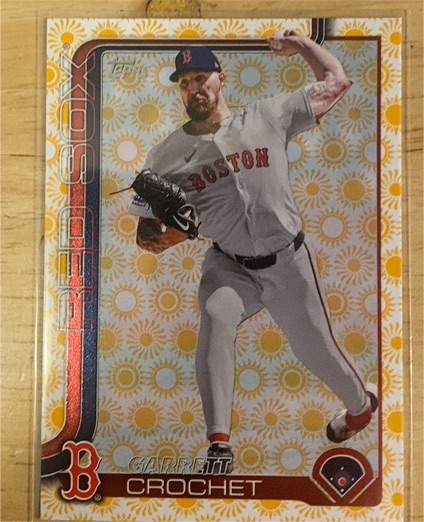 2025 Topps Series 2 #419 Garrett Crochet Holiday Sun — front