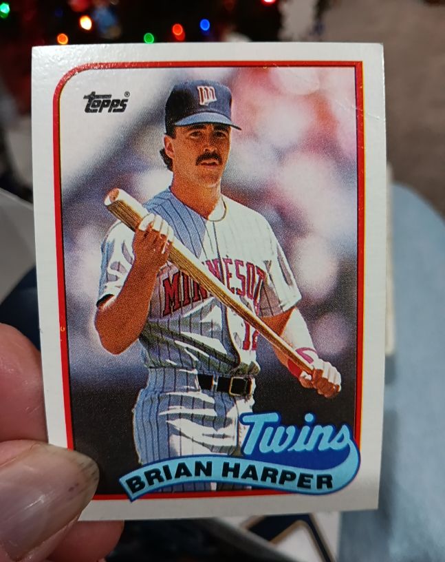 1989 Topps #472 Brian Harper — front