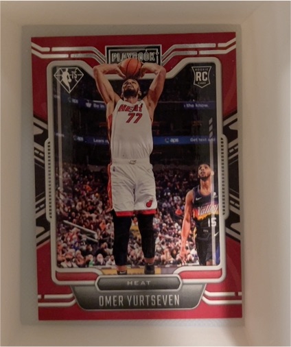 2021-22 Panini Chronicles Playbook #283 Omer Yurtseven — front