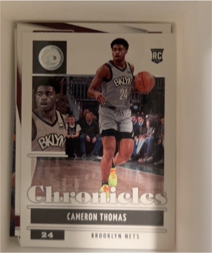 2021-22 Panini Chronicles #38 Cameron Thomas — front