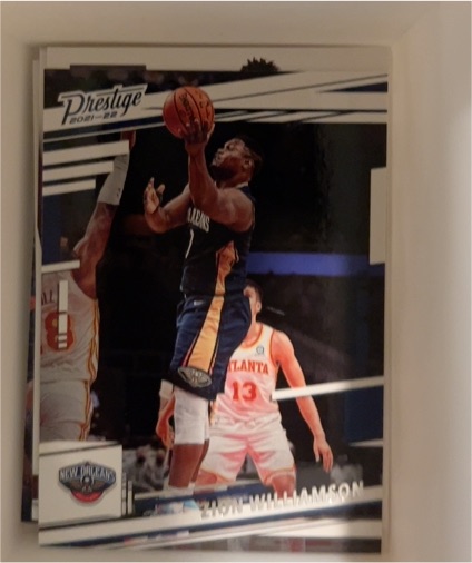 2021-22 Panini Chronicles Prestige #66 Zion Williamson — front