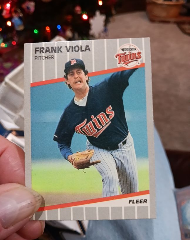 1989 Fleer #127 Frank Viola — front