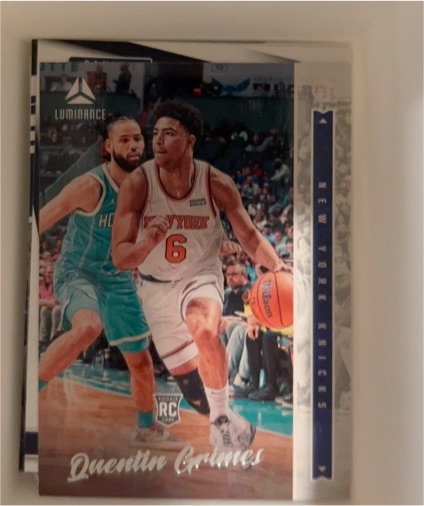 2021-22 Panini Chronicles Luminance #256 Quentin Grimes — front