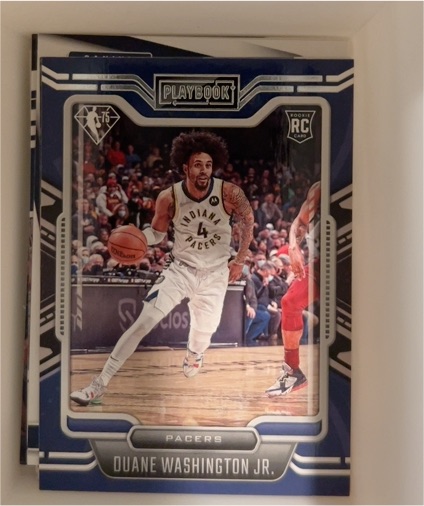2021-22 Panini Chronicles Playbook #288 Duane Washington Jr. — front