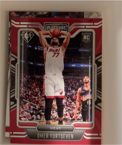 2021-22 Panini Chronicles Playbook #283 Omer Yurtseven — front