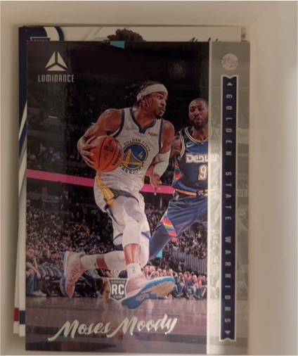 2021-22 Panini Chronicles #261 Moses Moody Luminance RC — front