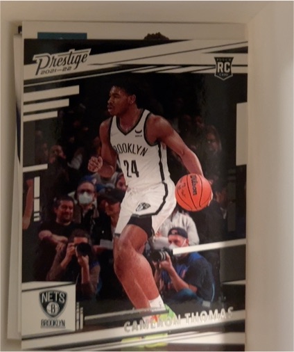 2021-22 Panini Chronicles Prestige #58 Cameron Thomas — front