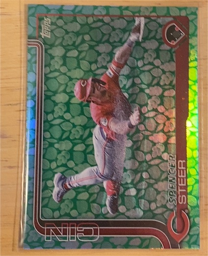 2025 Topps #37 Spencer Steer — front