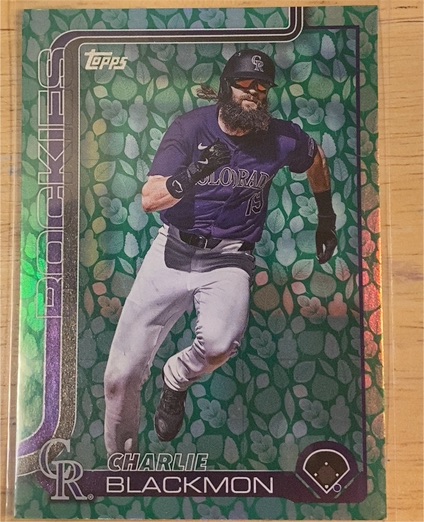 2025 Topps #311 Charlie Blackmon — front