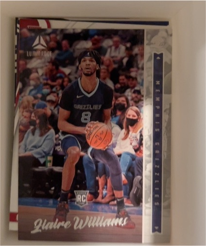 2021-22 Panini Chronicles Luminance #251 Ziaire Williams — front