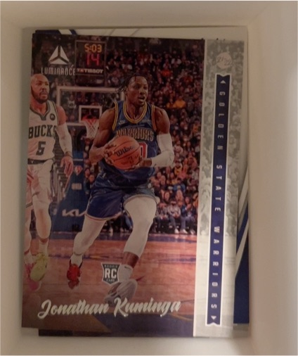 2021-22 Panini Chronicles Luminance #246 Jonathan Kuminga — front