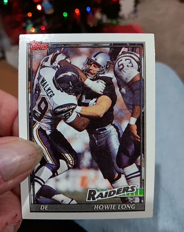 1991 Topps #95 Howie Long — front