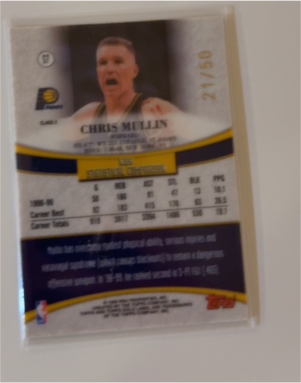 1999-00 Topps Gold Label Class 1 #57 Chris Mullin — front