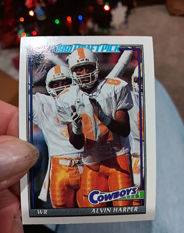 1991 Topps #375 Alvin Harper — front