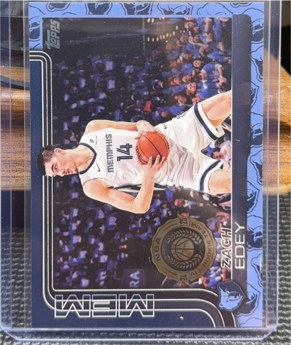 2025-26 Topps #186 Zach Edey — front
