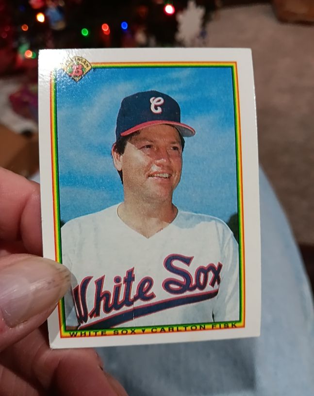 1990 Bowman #314 Carlton Fisk — front