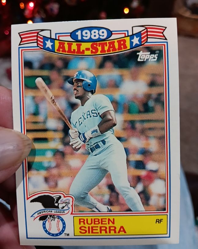 1989 Topps All-Star #19 Ruben Sierra — front