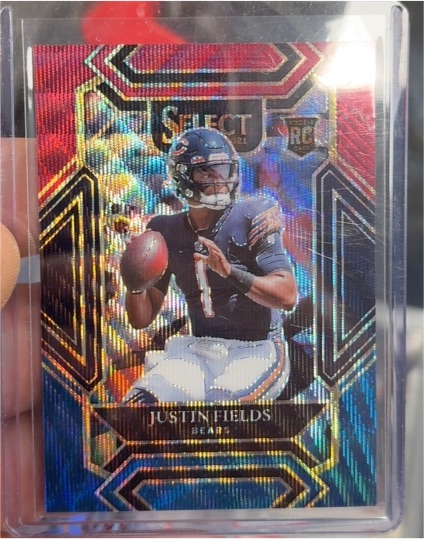 2021 Panini Select #250 Justin Fields — front