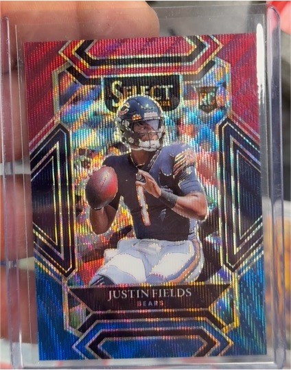 2021 Panini Select #250 Justin Fields — front