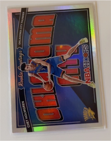 2022-23 Panini NBA Hoops #2 Chet Holmgren Rookie Greetings — front