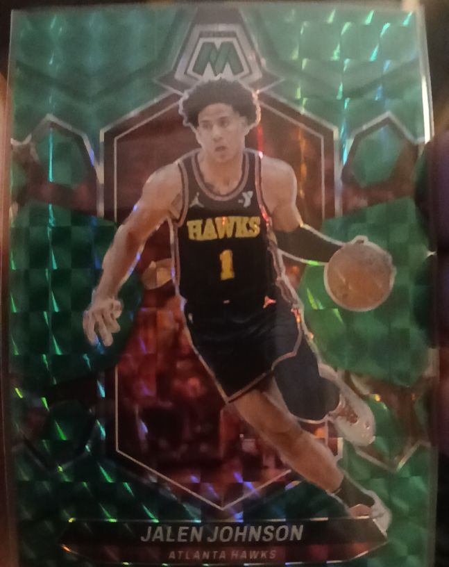 2023-24 Panini Mosaic #9 Jalen Johnson — front