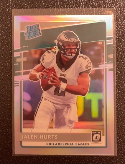2020 Donruss Optic #164 Jalen Hurts Rated Rookie — front