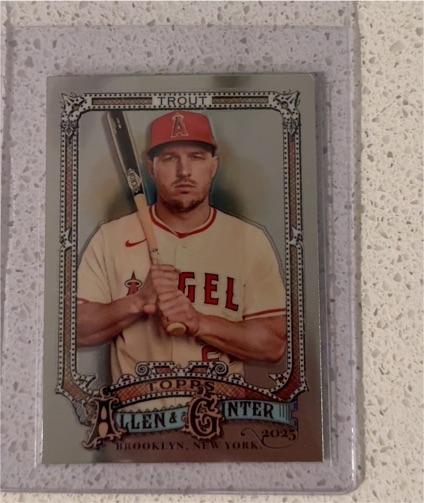 2025 Topps Allen & Ginter #100 Mike Trout — front
