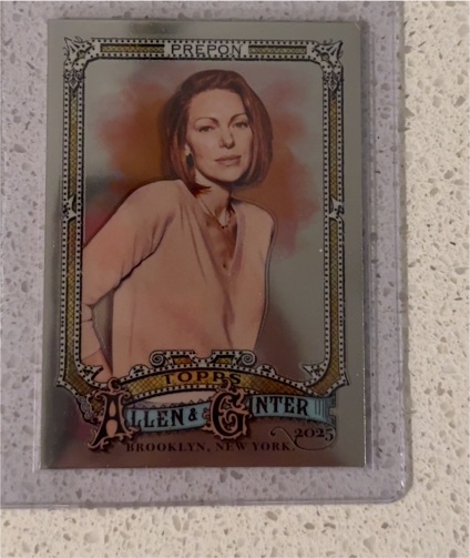 2025 Topps Allen & Ginter Chrome #169 Laura Prepon — front