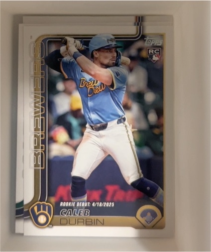 2025 Topps Update Series #US59 Caleb Durbin — front