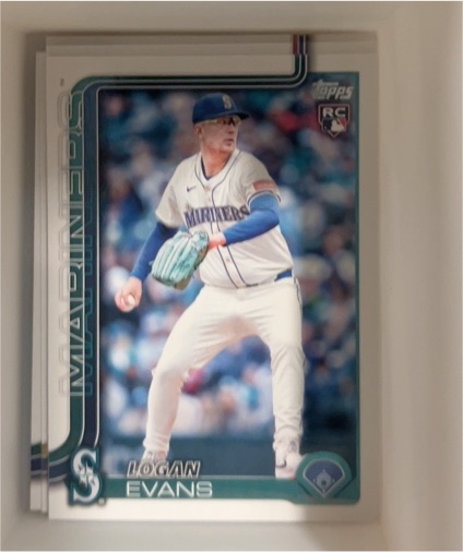 2025 Topps Update #US302 Logan Evans — front