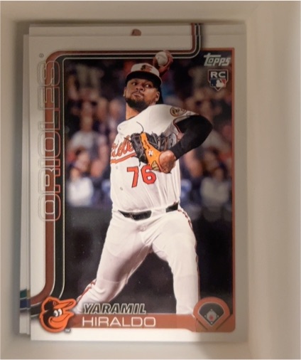 2025 Topps Update Series #US210 Yaramil Hiraldo — front