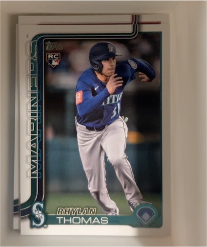 2025 Topps Update Series #US196 Rhylan Thomas — front