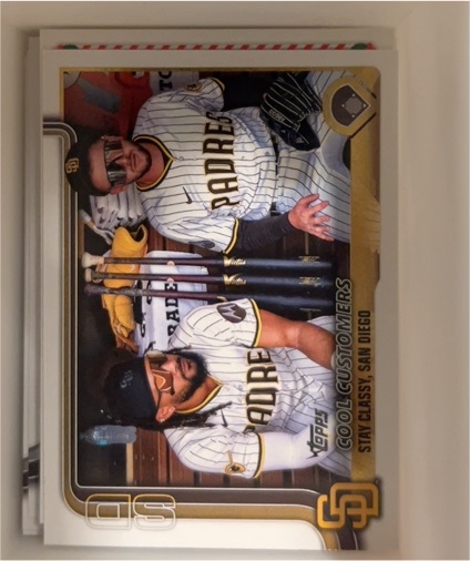 2025 Topps Update #US221 Cool Customers Jackson Merrill / Fernando Tatis Jr. — front