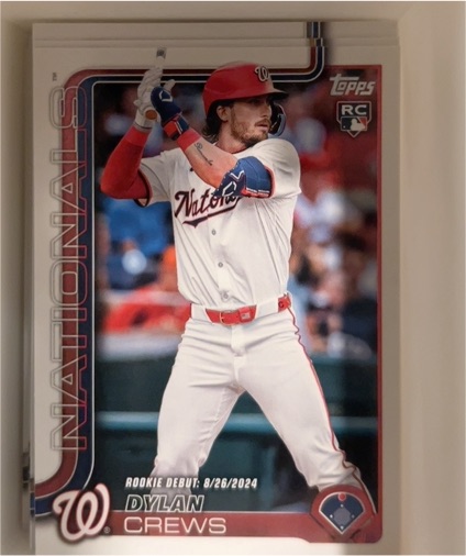 2025 Topps Update #US223 Dylan Crews — front
