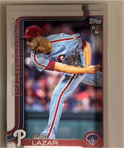 2025 Topps Update #US194 Max Lazar — front