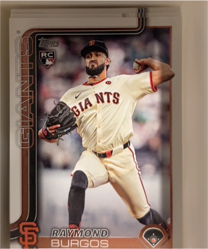 2025 Topps Update #US115 Raymond Burgos — front
