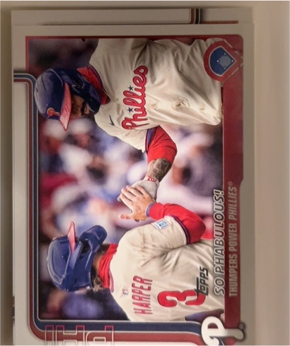 2025 Topps Update #US107 So Phabulous! Bryce Harper / Nick Castellanos — front