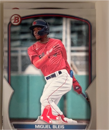 2023 Bowman Prospects #BP-106 Miguel Bleis — front
