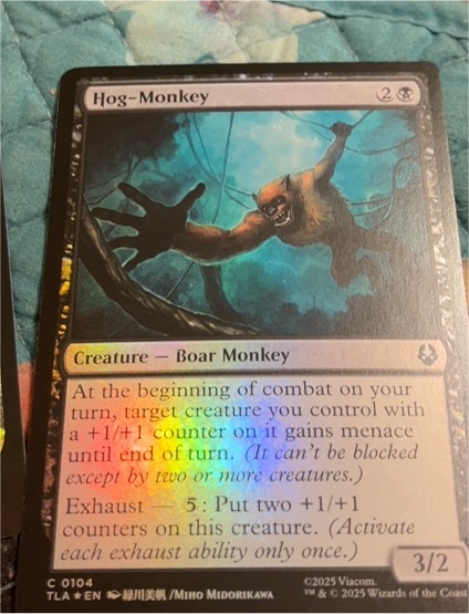 2025 Avatar: The Last Airbender #104 Hog-Monkey — front