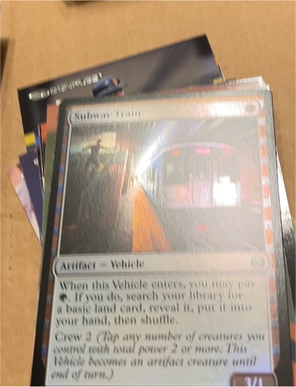 2023 Magic: The Gathering Subway Train — front