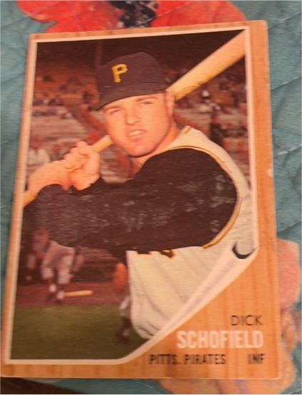 1962 Topps #484 Dick Schofield — front