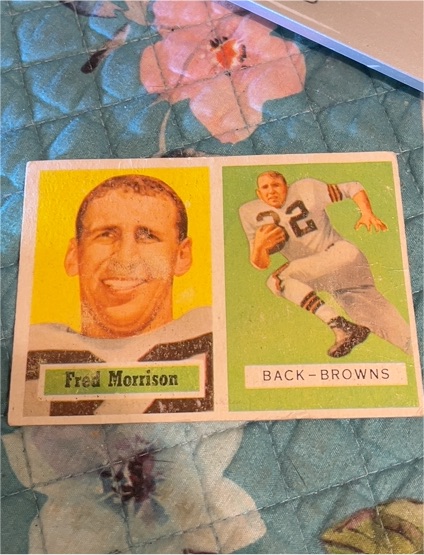 1957 Topps #154 Fred Morrison — front