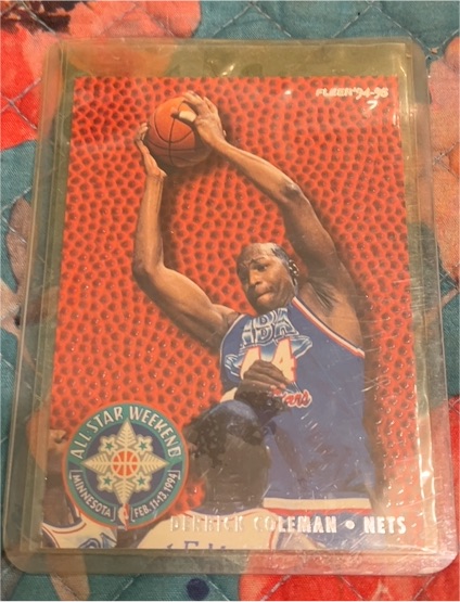 1994-95 Fleer All Star Weekend #4 Derrick Coleman — front