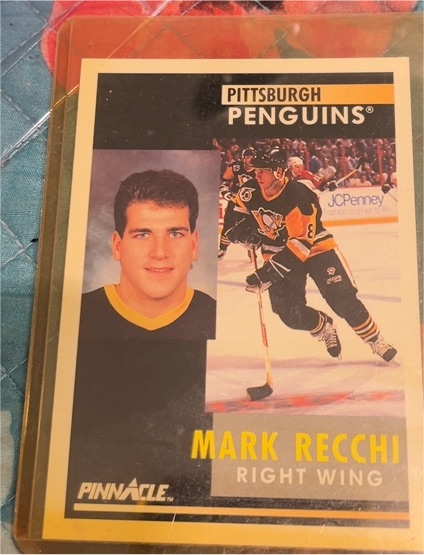 1991-92 Pinnacle #151 Mark Recchi — front