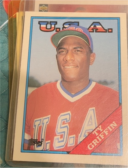 1988 Topps Traded #44T Ty Griffin — front