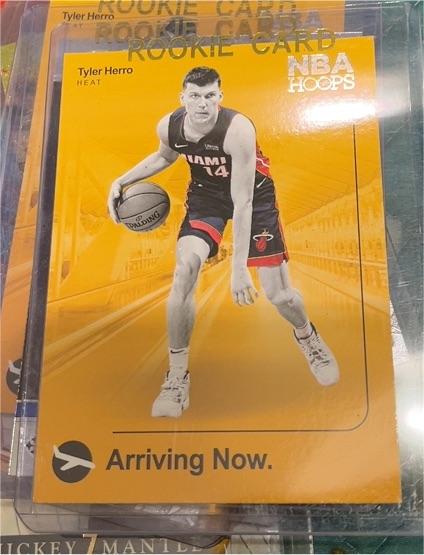 2019-20 Panini NBA Hoops #13 Tyler Herro Arriving Now — front